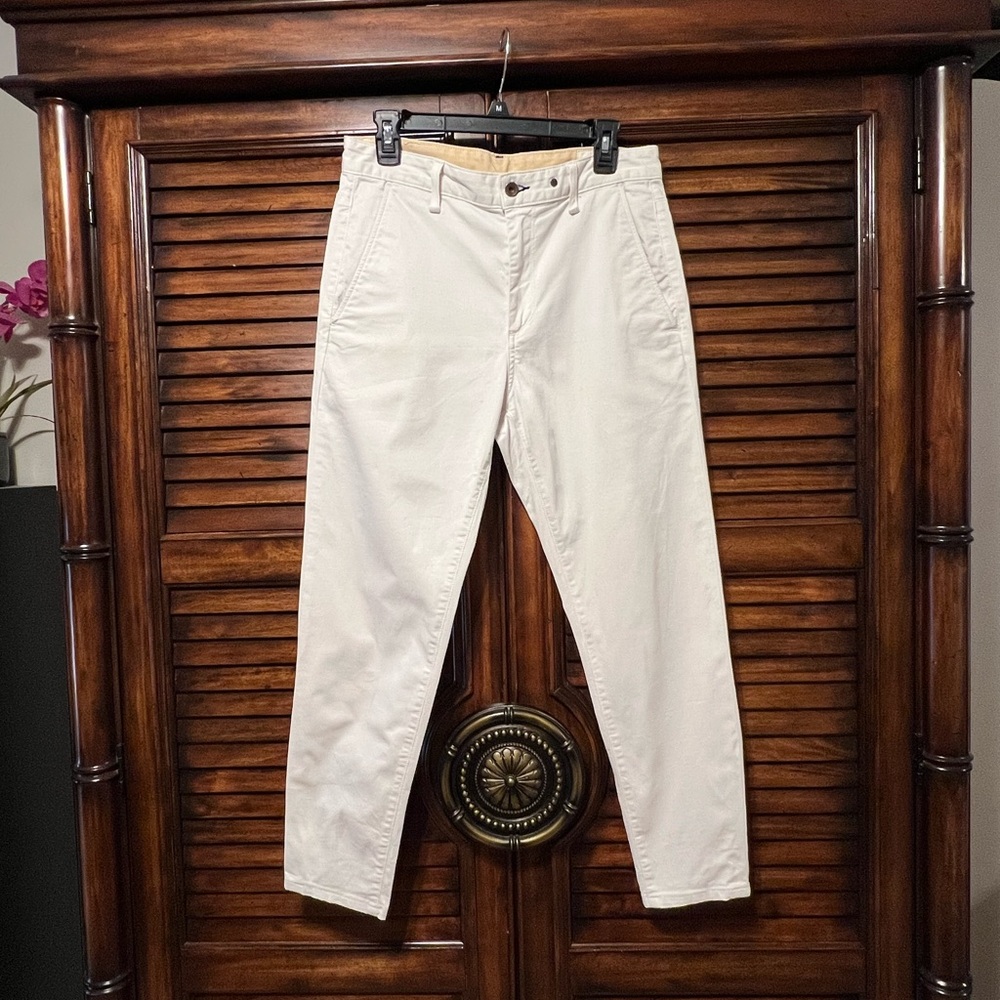 Rag & Bone Mens Cuti Coupee Chalk White Designer Trousers Mens Size 31